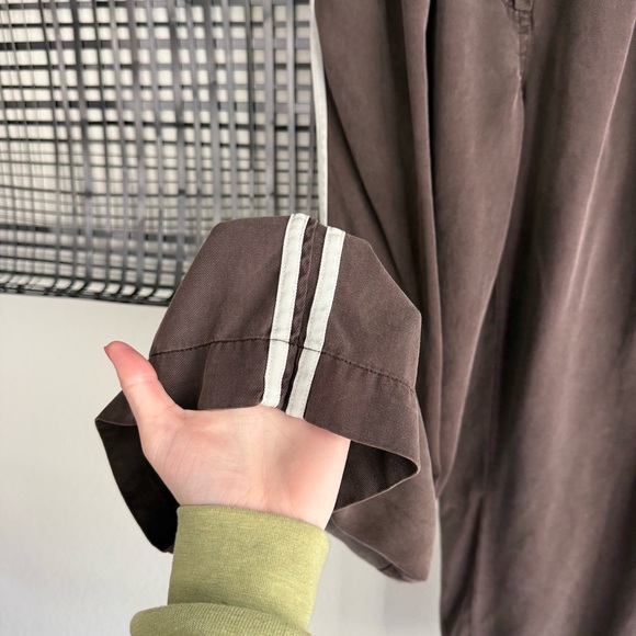 Donni Twill Pleated Stripe Pants - Picture 3 of 7